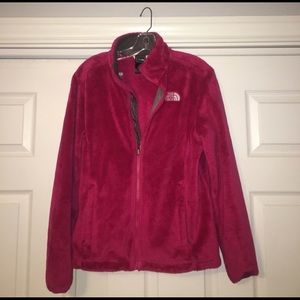 Pink North face jacket